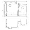 Karran Quartz qu630 sink schematic.