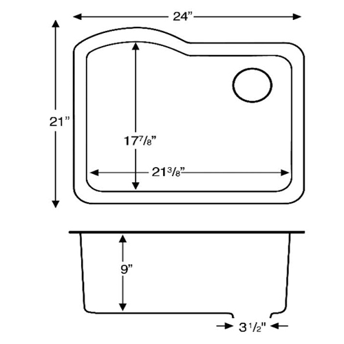 Karran Quartz qu671 sink schematic.